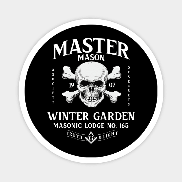 Winter Garden Masonic Lodge No.165 Magnet by wemerge